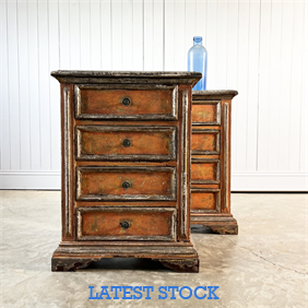 A pair of Italian Bedside Tables