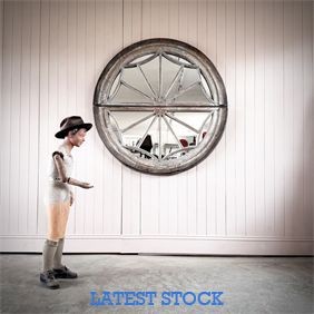 Round Window Frame Mirror