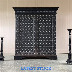 Painted Italian Linen Press