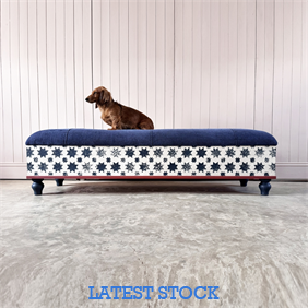 Italian Inspired Upholstered Bench
