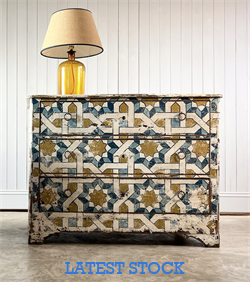 Re-painted Spanish Chest of Drawers