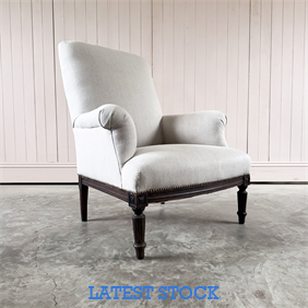 Upholstered French Armchair