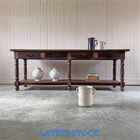 Antique Walnut Drapers Table