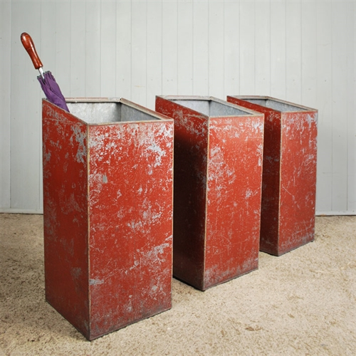 Vintage Tin Bins / Umbrella Stands