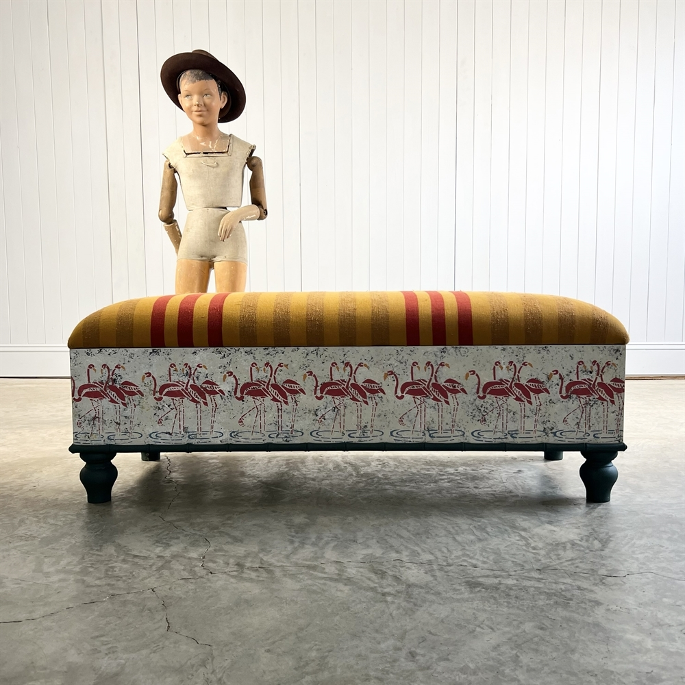 Upholstered clearance stool bench