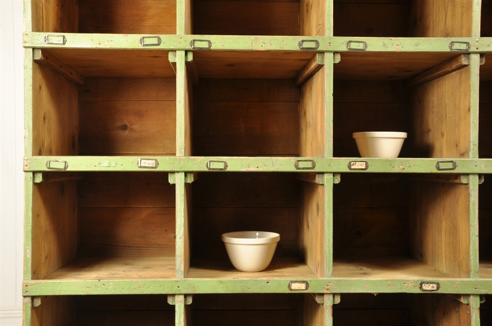 Vintage Industrial Pigeon Hole Storage Original House