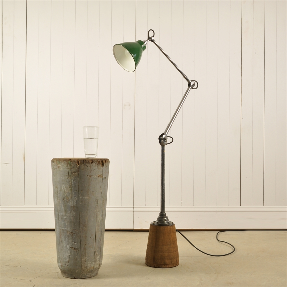 vintage industrial floor lamp