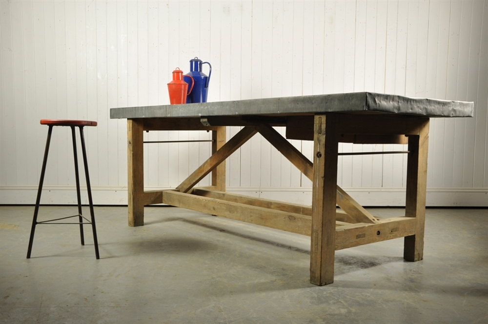 Zinc top discount potting table