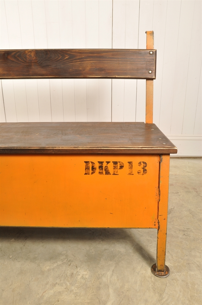 Vintage Factory Bench Original House – Decorative
