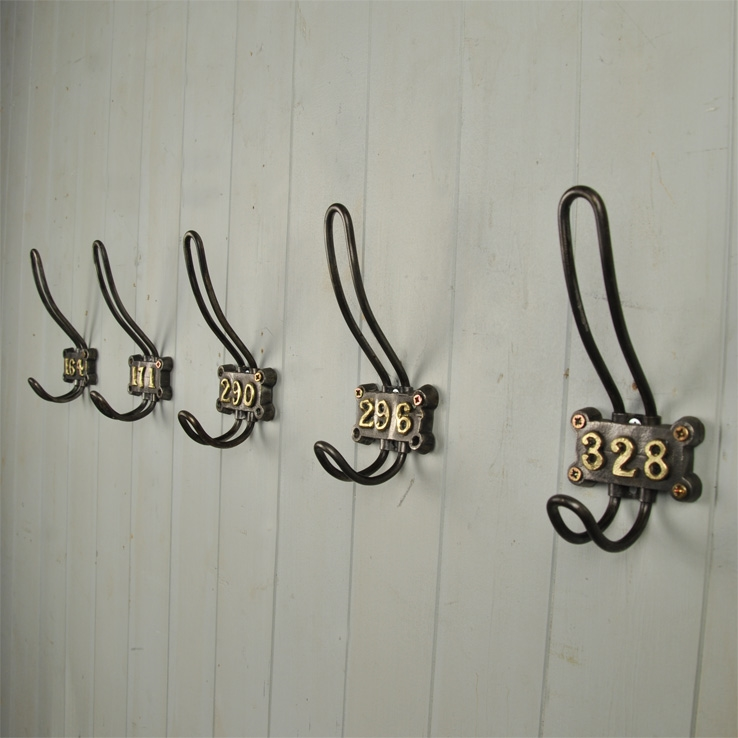 1920's Numbered Coat Hooks - Vintage Accessories - Original House