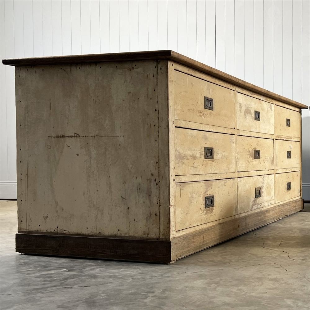 Restored chest shop of drawers