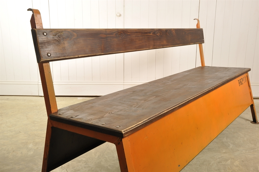 Vintage Factory Bench Original House – Decorative