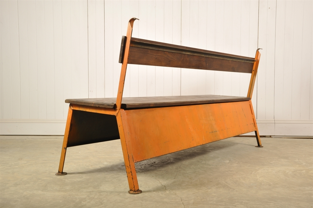 Vintage Factory Bench Original House – Decorative