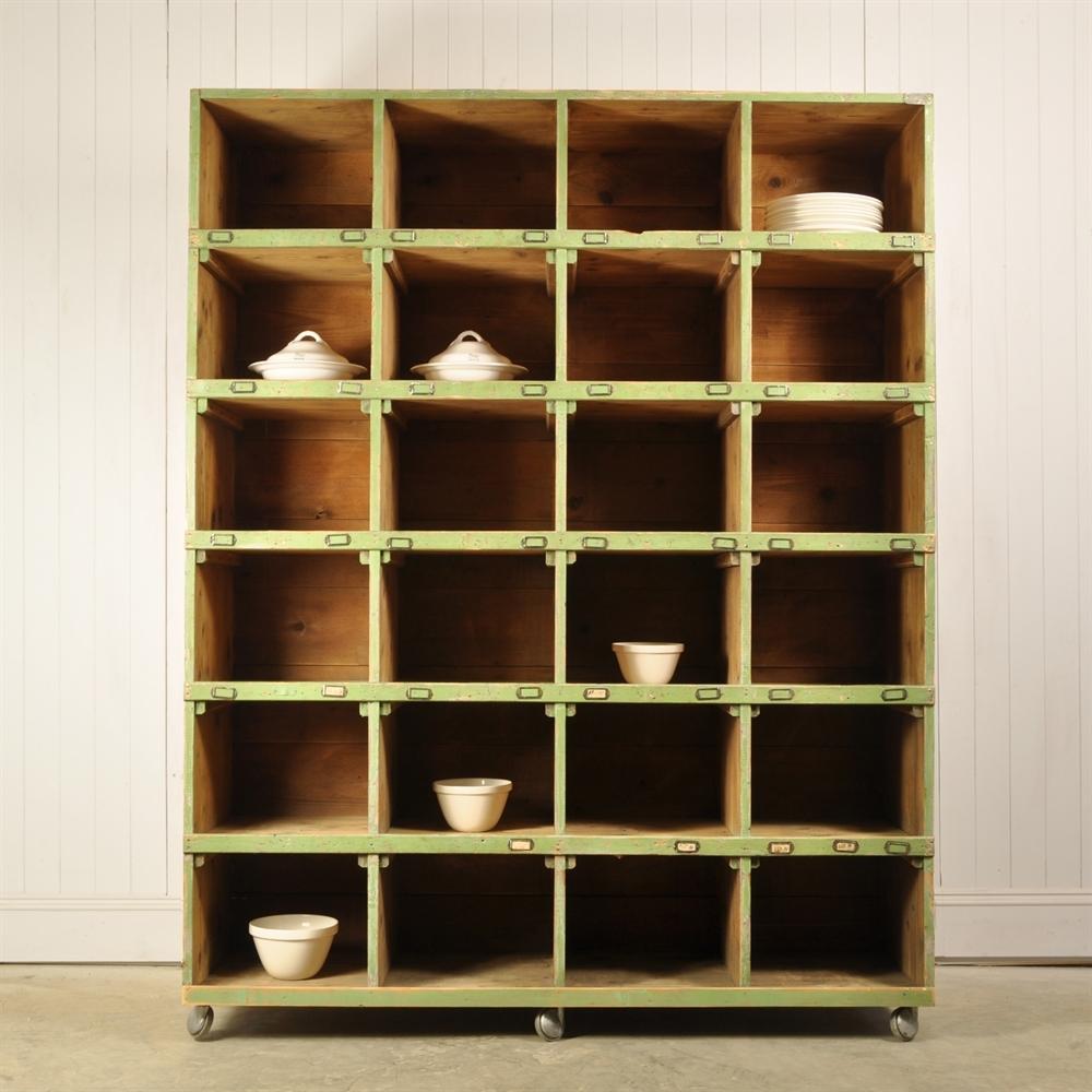 Vintage Industrial Pigeon Hole Storage Original House