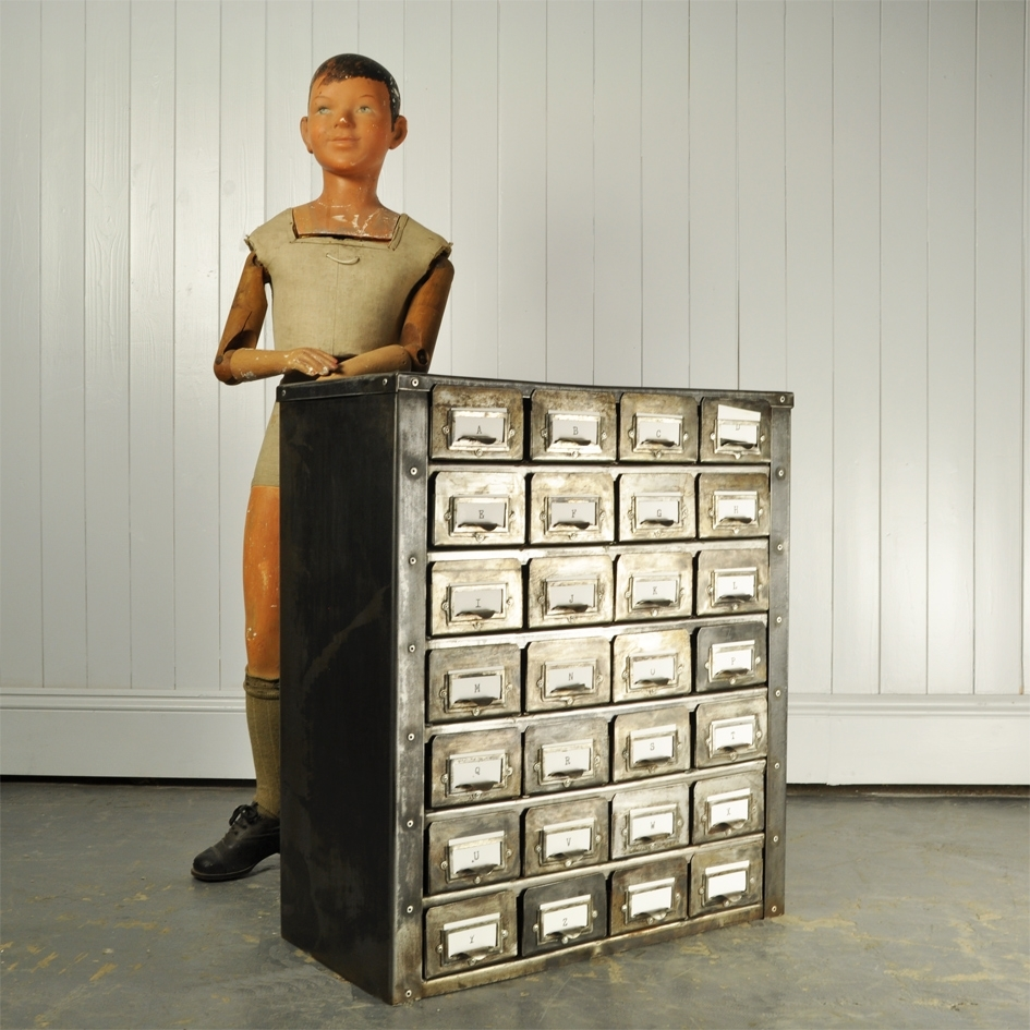 Vintage industrial discount filing cabinet