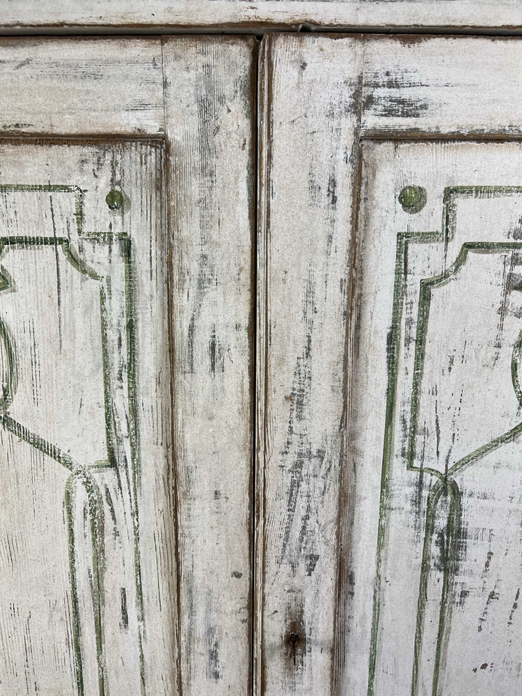 Painted Antique Italian Cupboard, We sourced this Late 19th Century