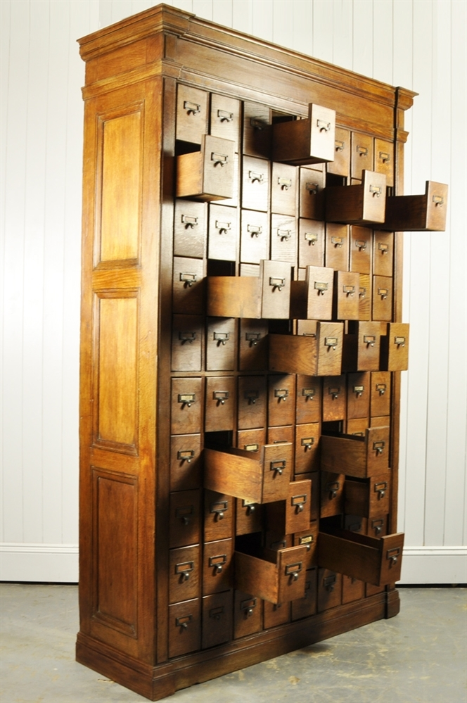 Index card cabinet clearance for sale