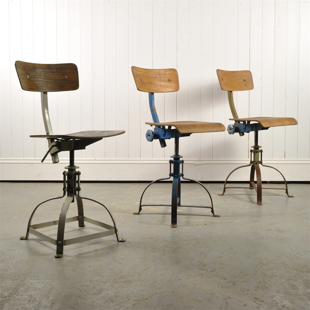 Vintage Bienaise Industrial Chair Industrial Furniture Original House