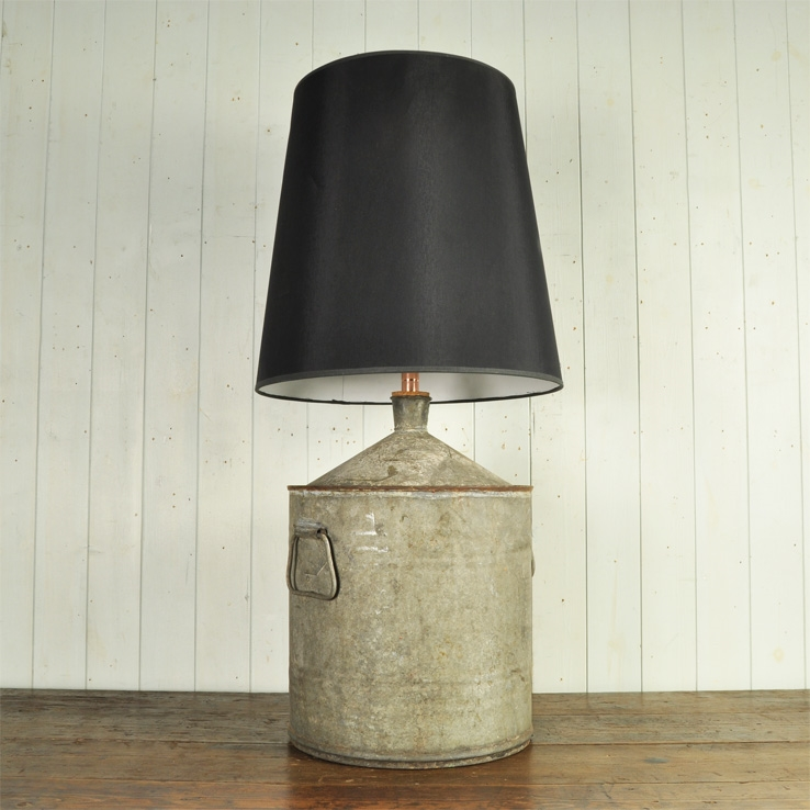 Vintage shop jug lamp