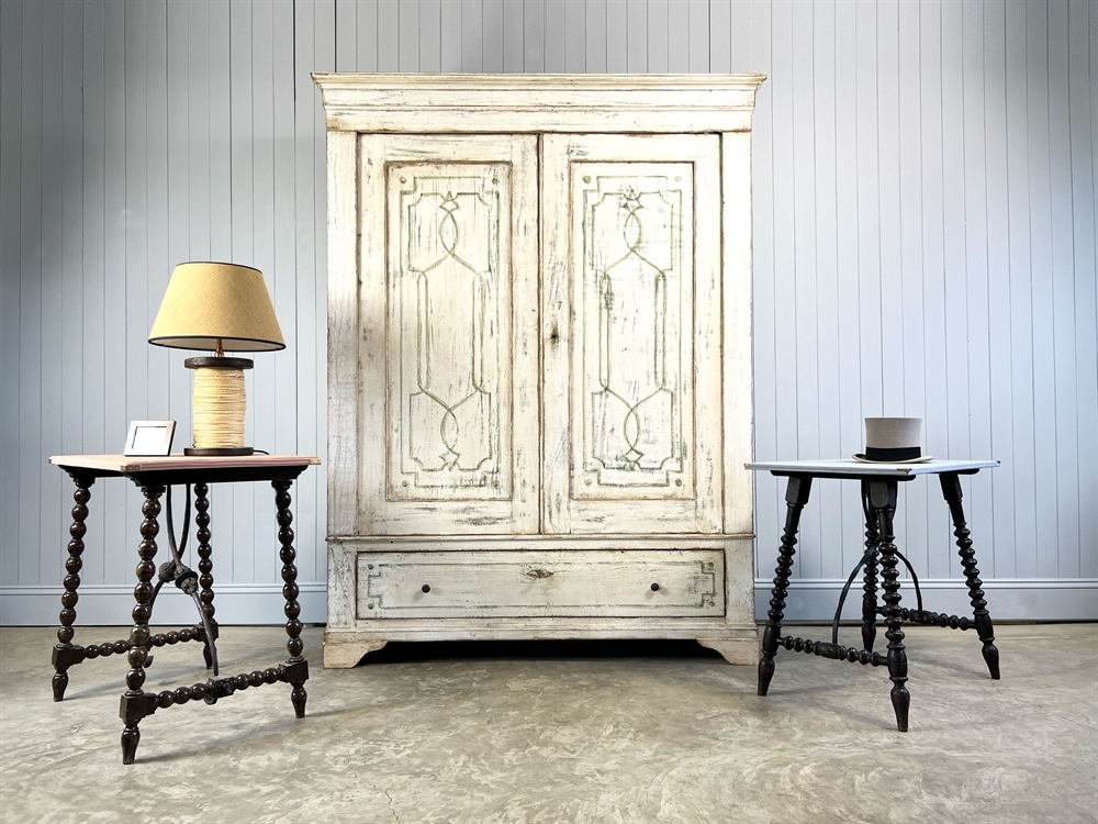 Painted Antique Italian Cupboard, We sourced this Late 19th Century