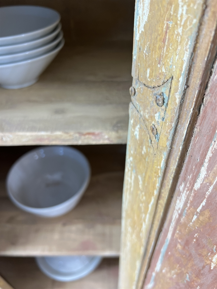 Painted Italian Cupboard, We believe this antique painted cupboard to