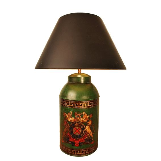 Tea Canister Lamp Base Vintage Lighting Original House