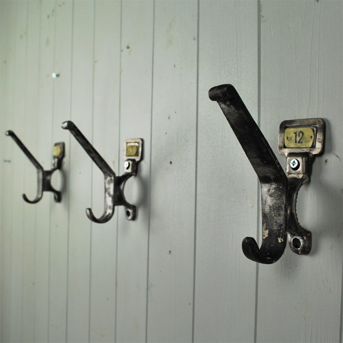 Vintage Numbered School Coat Hooks - Vintage Acessories - Original House