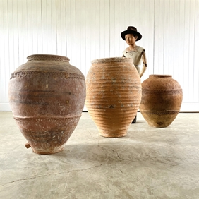 19th Century Spanish Terracotta Pots