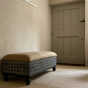 Italian Inspired Upholstered Bench