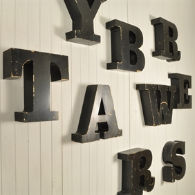 Reclaimed Metal Letters