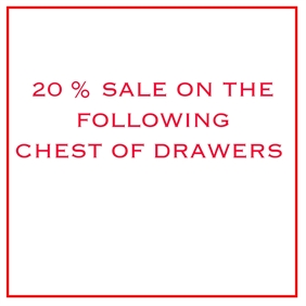 20 % Chest of Drawer Sale