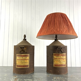 Antique Tin Lamps