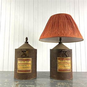 Antique Tin Lamp