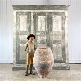 Large 19th Century Painted Cupboard