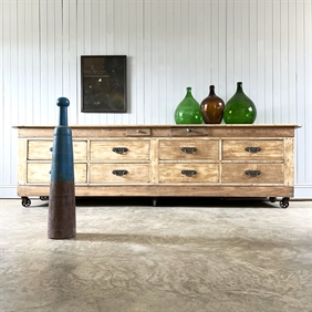 Vintage Industrial Sideboard