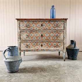 Painted Spanish Chest of Drawers