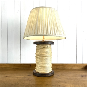 Repurposed Bobbin Table Lamp