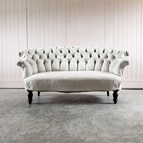 French Button Backed Sofa
