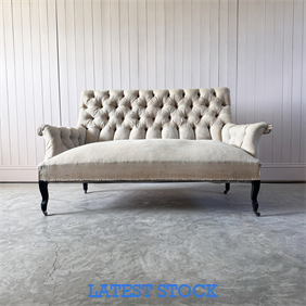 French Button Backed Sofa