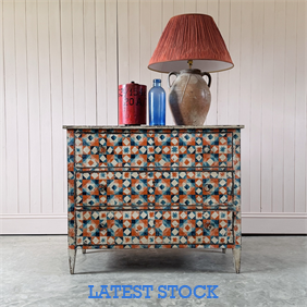 Painted Spanish Chest of Drawers