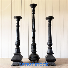 19th Century Altar Candle Sticks 