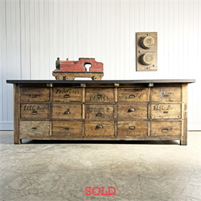 Industrial Bank of Drawers / Island