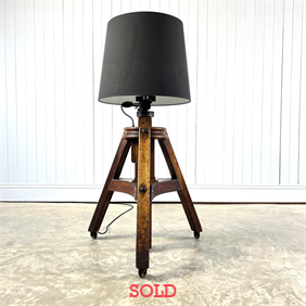 Mid 19th Century Camera Tripod Lamp