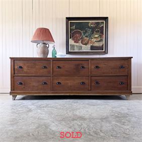 1930's Oak Counter / Island