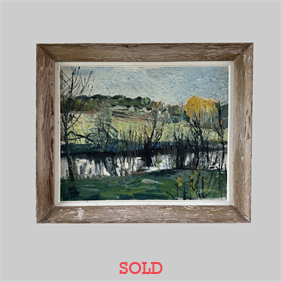 Mid Century Landscape Painting