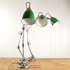 Vintage Machinist Lamps