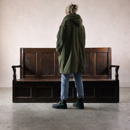 C18th English Oak Settle