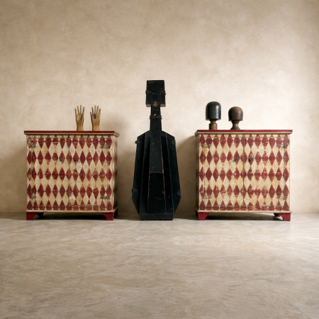 Harlequin Painted Chests