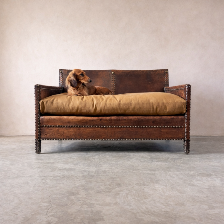 Spanish Leather Sofa