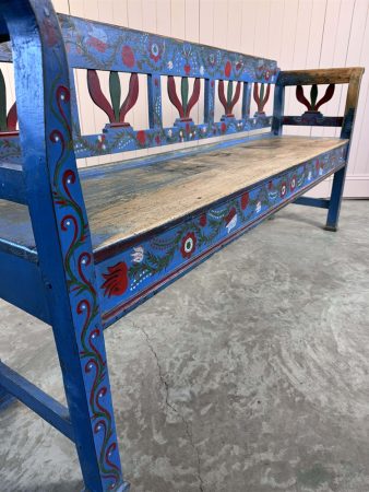 Folk Art Hungarian Bench